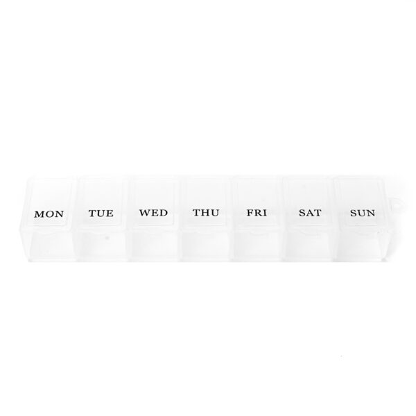 Organizador semanal de pildoras rectangular Wanderlust 17,6x4,2x3