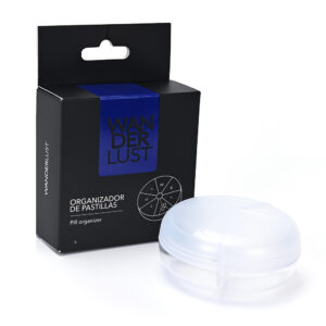 Organizador de pildoras redondo Wanderlust7,7x3
