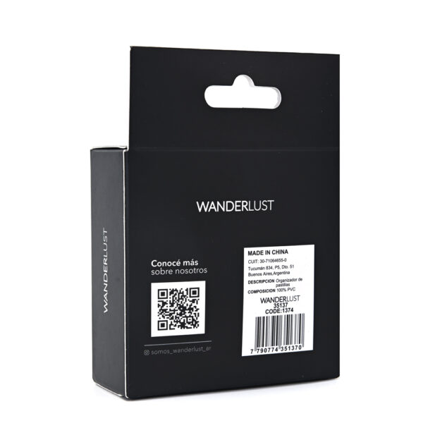 Organizador de pildoras redondo Wanderlust7,7x3