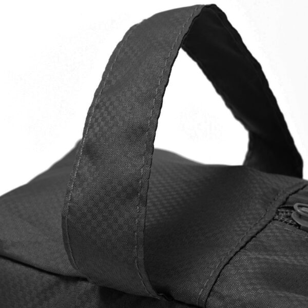 Neceser Viaje Wanderlust Valija Bolso Organizador Nylon Color Negro Diseño De La Tela Lisa
