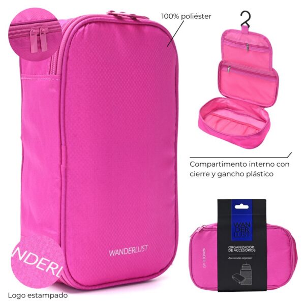 Neceser De Viaje Organizador Con Gancho Wanderlust