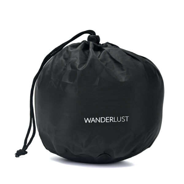 Almohadita de viaje Memory Foam plegable con bolsa de guardado Wanderlust 33x28cm