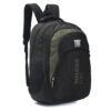 Mochila Urban  Mode con bolsillo portanotebook y recortes verde militar 46x32x18cm