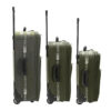 Set  Valijas CHECK IN  Soft Militar con 2 ruedas tractor traseras, expandible, cerradura de combina