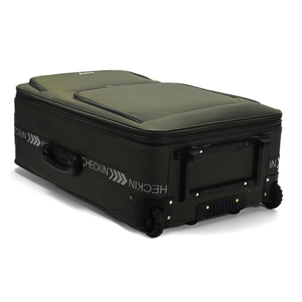 Set  Valijas CHECK IN  Soft Militar con 2 ruedas tractor traseras, expandible, cerradura de combina