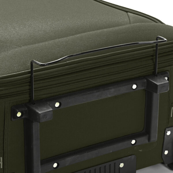 Set  Valijas CHECK IN  Soft Militar con 2 ruedas tractor traseras, expandible, cerradura de combina