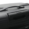 Set Valijas Rígidas Skora Negro x3 | 20" 24" 28" Expandible Doble Rueda Fija + Cerradura