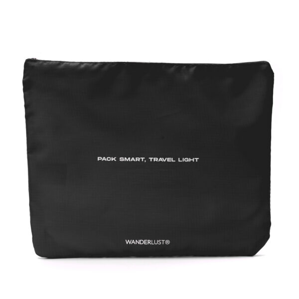 Set Organizador de Ropa Wanderlust Negro (6 Piezas): Empaca Inteligente, Viaja Ligero
