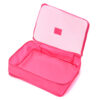 Set Organizador de Ropa  Wanderlust Fucsia x 6 piezas de diferentes tamaños con cierre