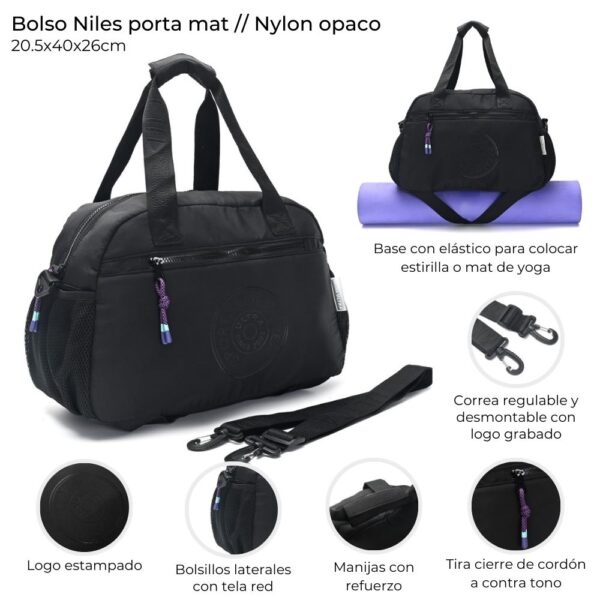 Bolso Niles porta mat 20.5x40x26cm