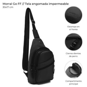 Morral Go FF Wanderlust: Compacto, Impermeable y con Estilo para tu Día a Día