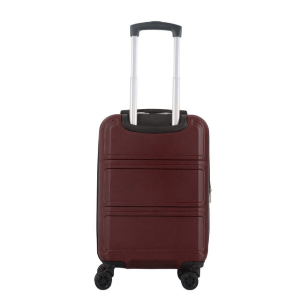 Descripción Larga:  Valija Rígida CHECK IN Bordeaux 20 Pulgadas: Resistencia, Agilidad y Elegancia para tus Viajes