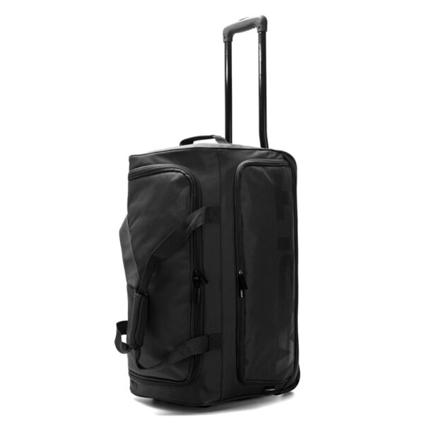 Bolso con carro y rueda tractor cierre principal reforzado 60x35x35 cm 24 pulg. 